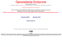 Tablet Screenshot of opowiadaniaerotyczne.info